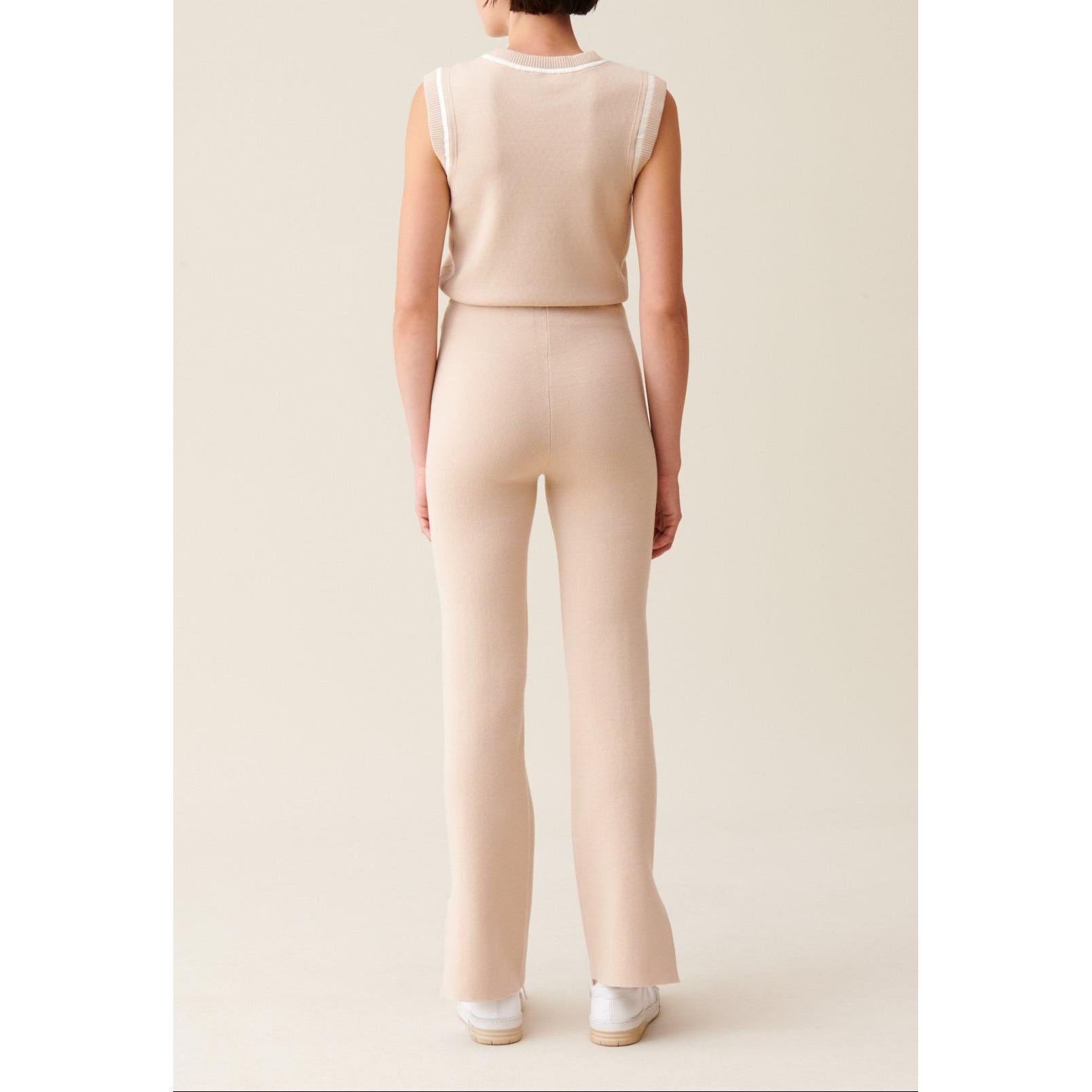 Pantalon Droit Fentes Cheville