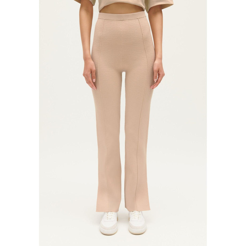 Pantalon Droit Fentes Cheville