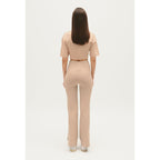 Pantalon Droit Fentes Cheville