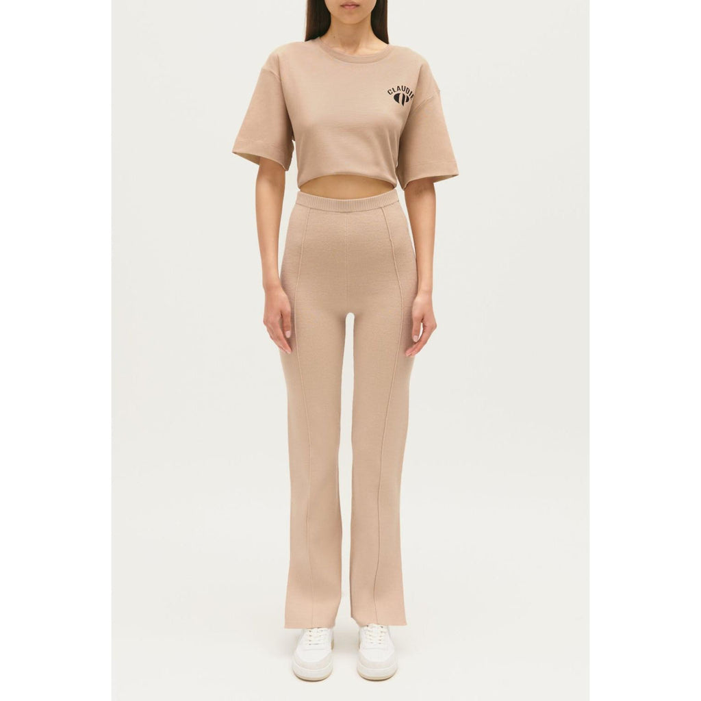 Pantalon Droit Fentes Cheville