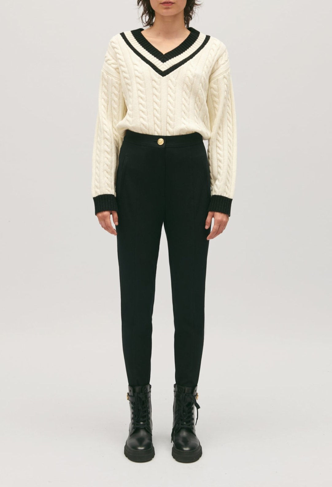 Claudie Pierlot - Pantalon - Paon - Noir