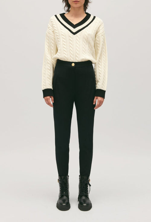 Claudie Pierlot - Pantalon - Paon - Noir