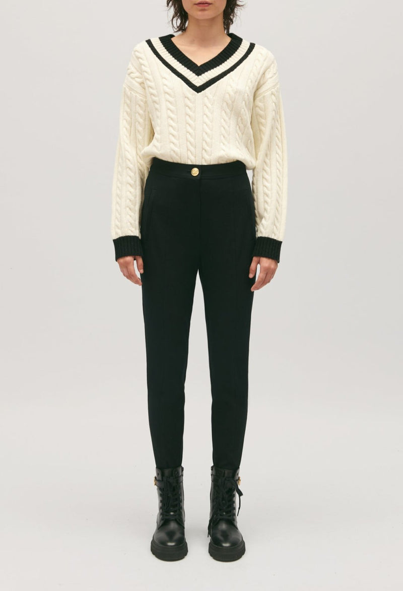 Claudie Pierlot - Pantalon - Paon - Noir