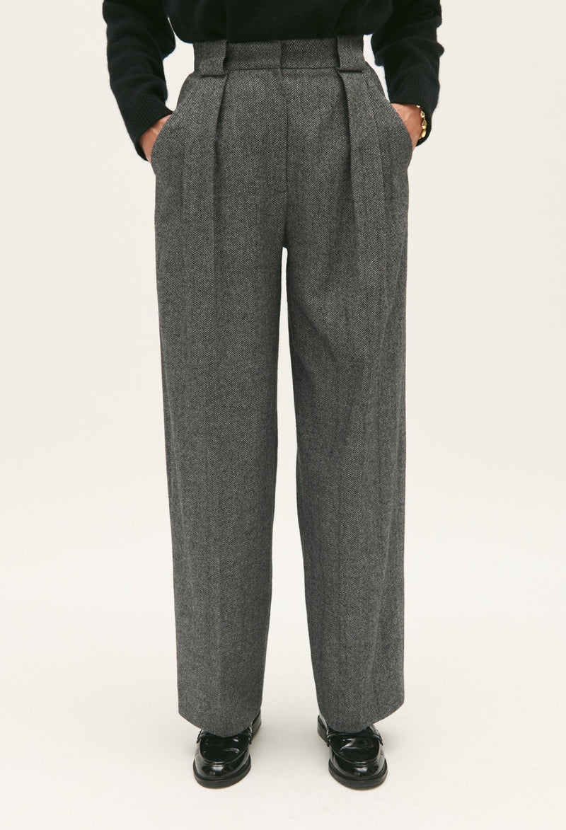 Trousers - Peggy Chevron - Two-tone