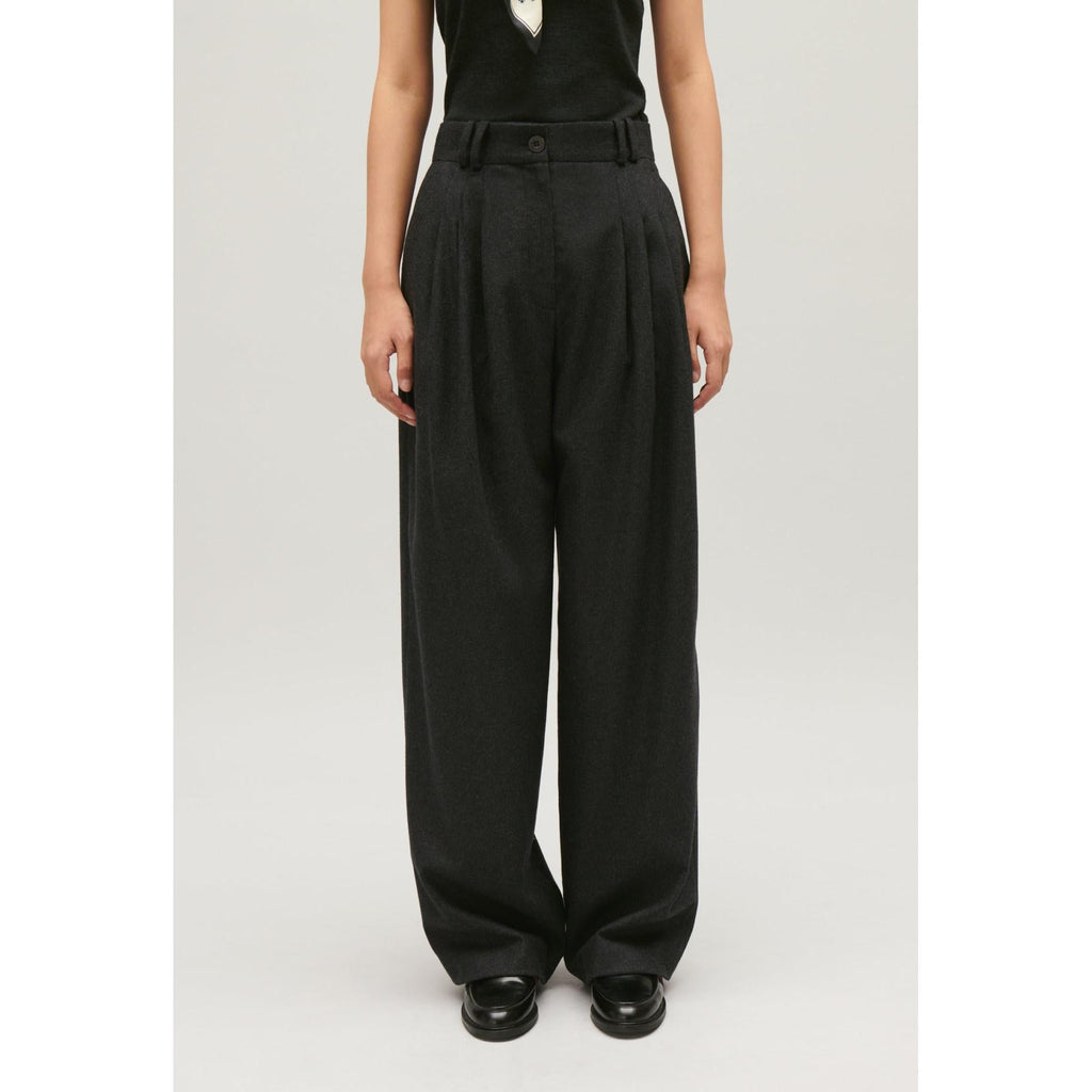 Heather Gray Wide Leg Pants