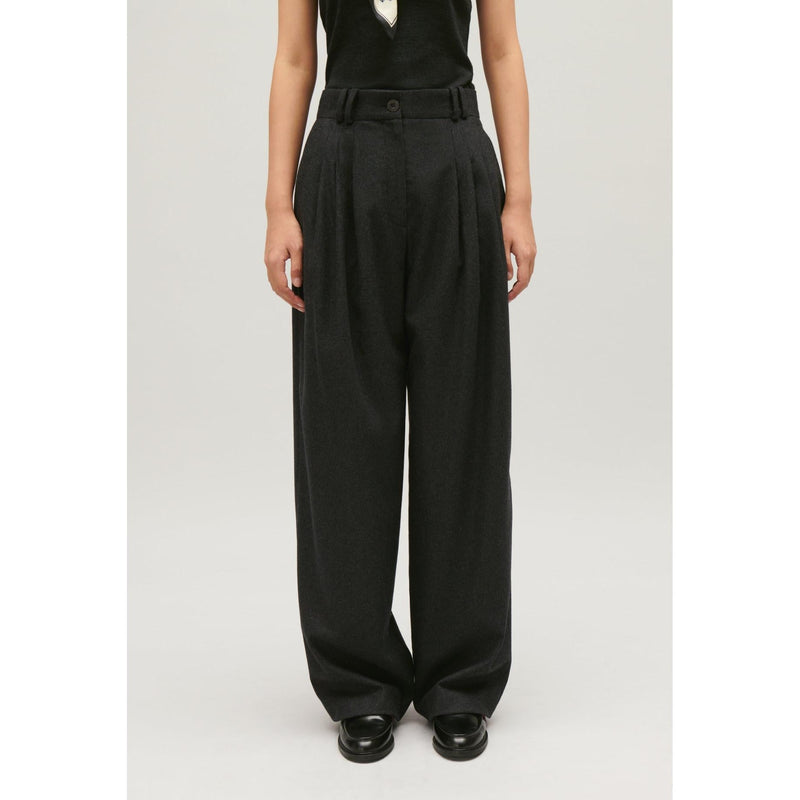 Heather Gray Wide Leg Pants