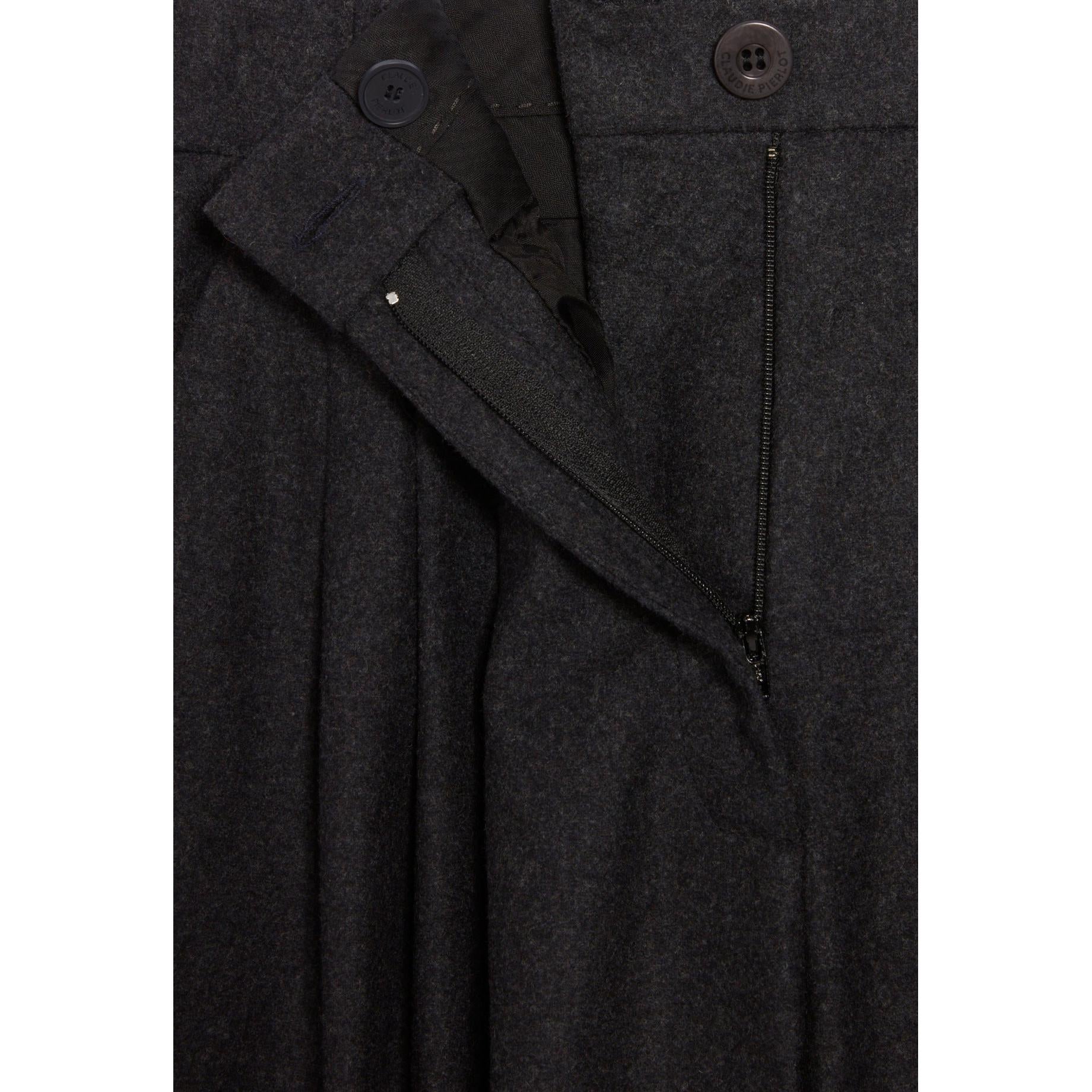 Heather Gray Wide Leg Pants