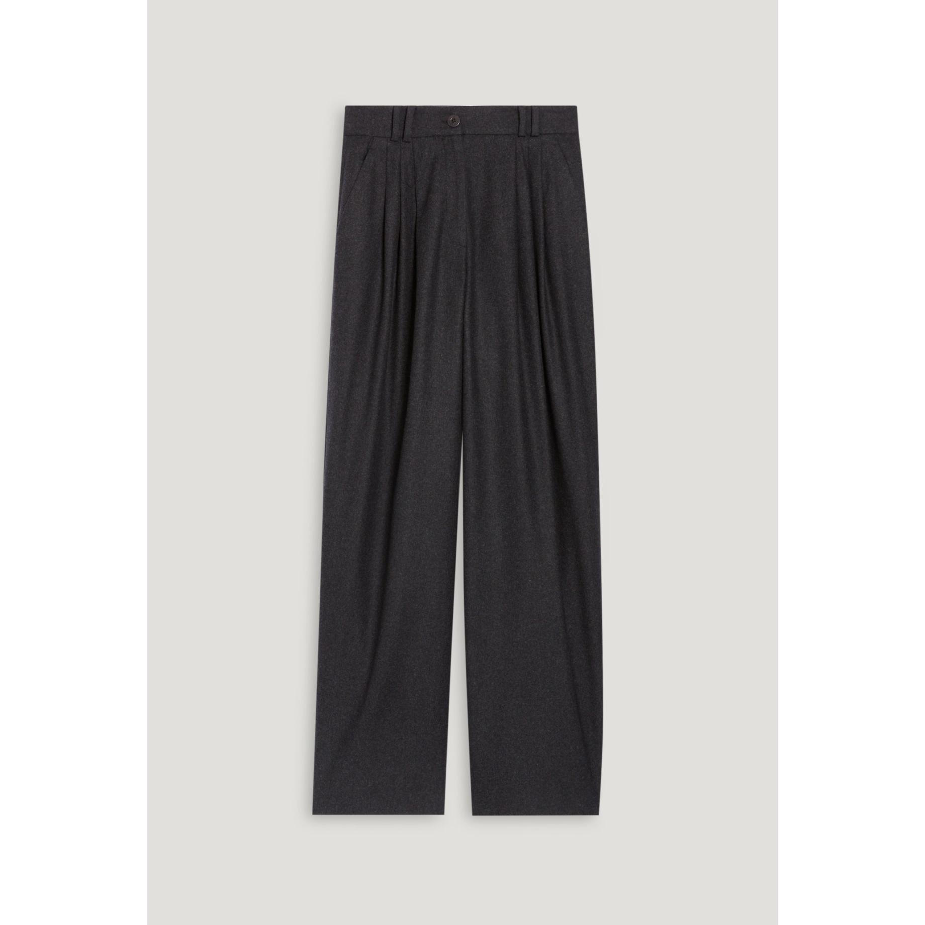 Heather Gray Wide Leg Pants