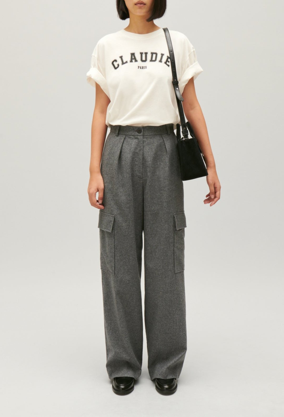 Claudie Pierlot - Pantalon - Palme - Gris Clair