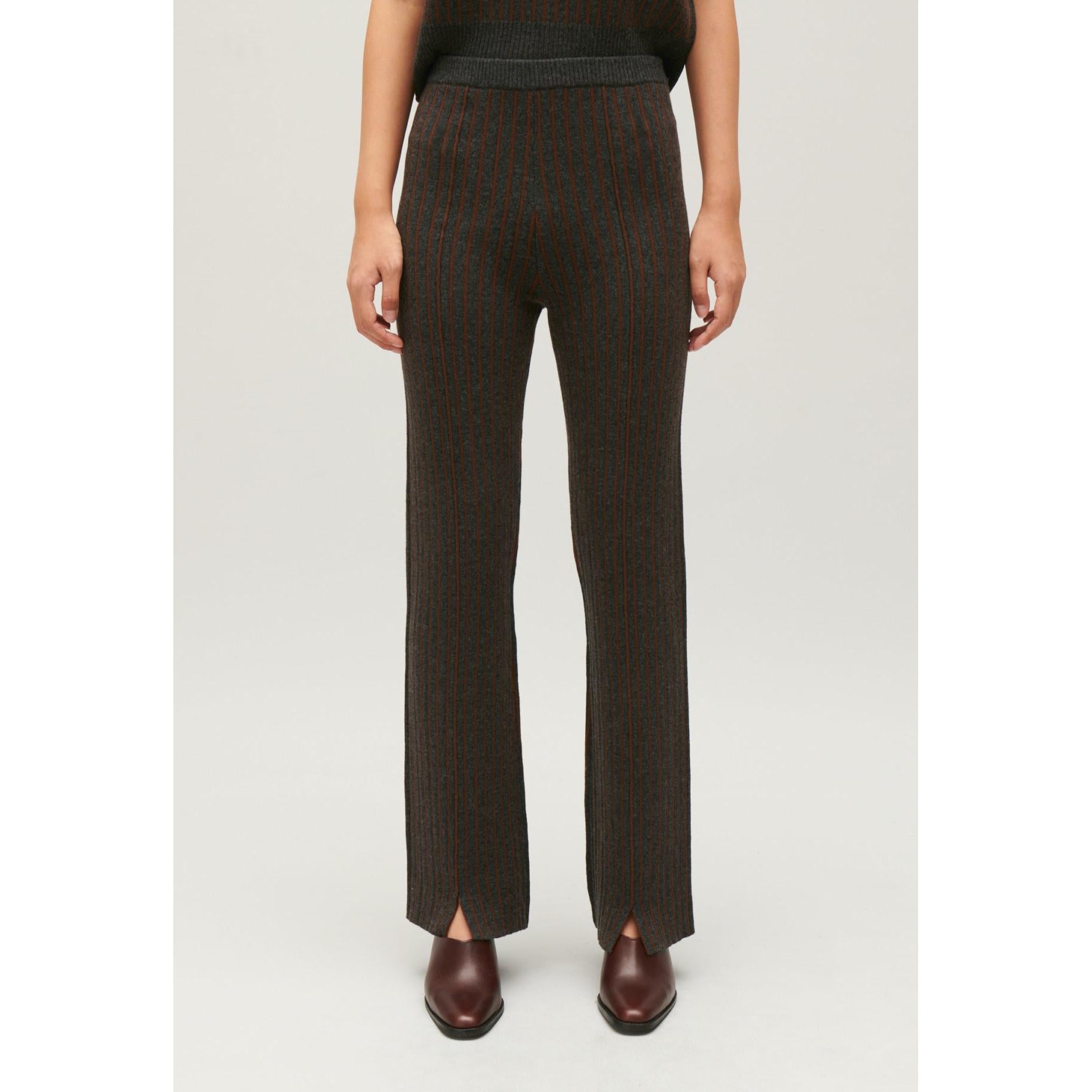 Striped Knit Trousers