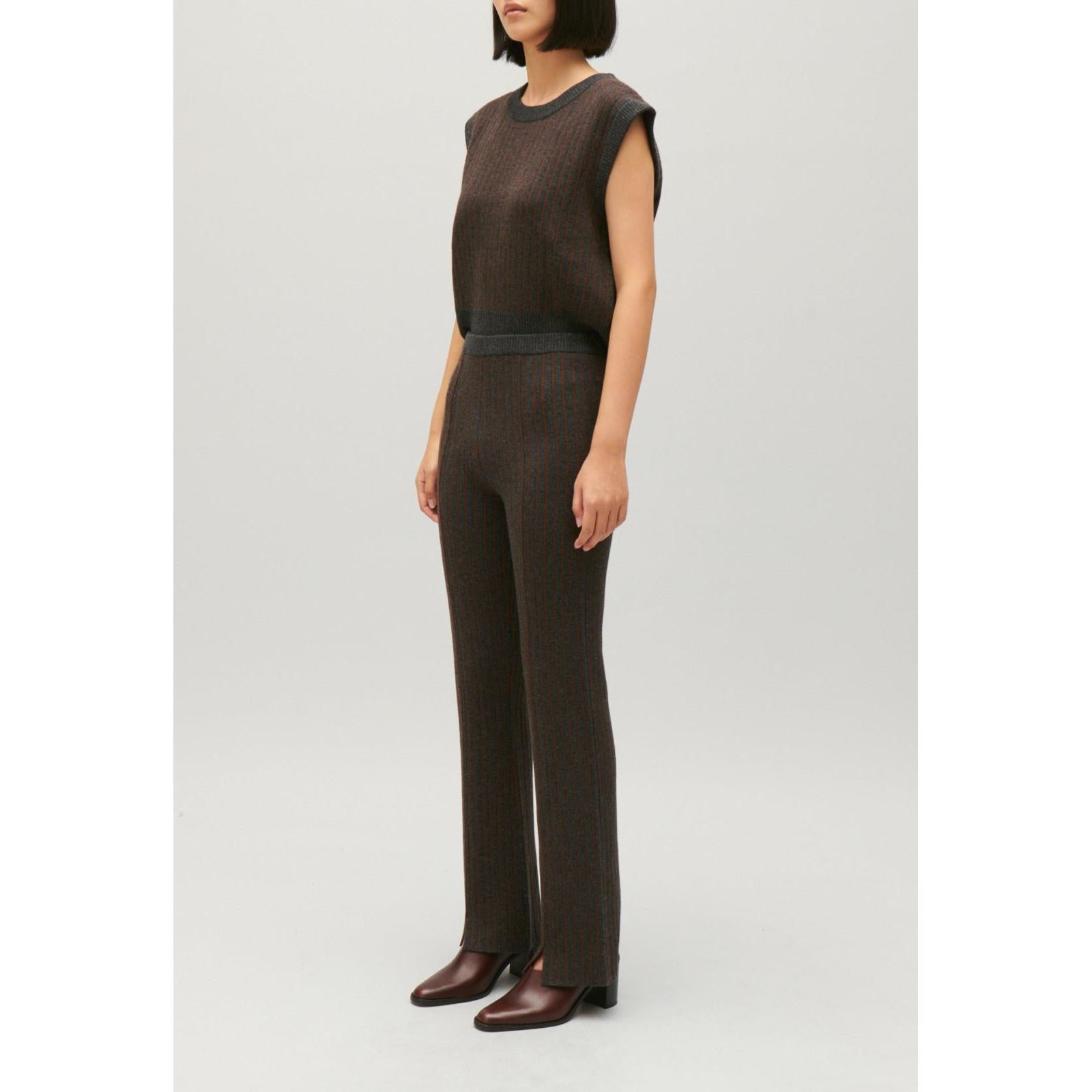Striped Knit Trousers