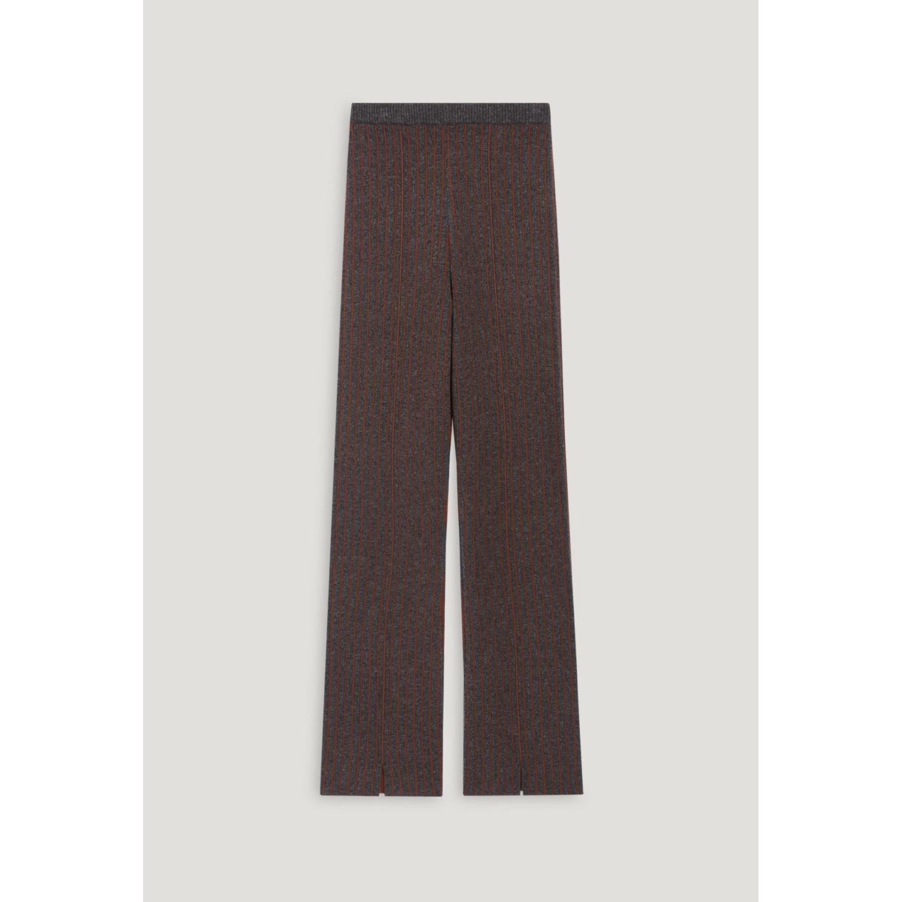 Striped Knit Trousers
