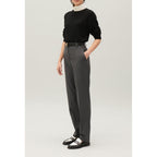 Pantalón de Traje Gris Jaspeado
