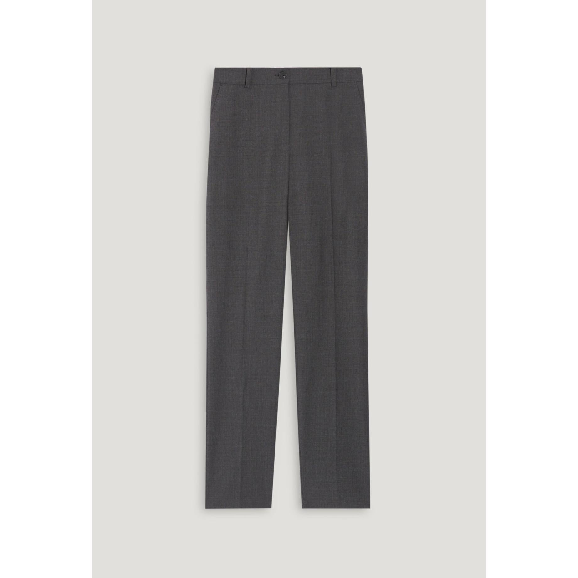 Pantalón de Traje Gris Jaspeado