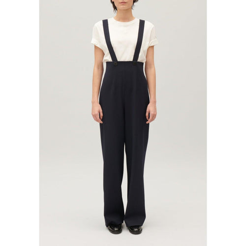 Pantalon Bretelles Marine