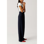 Pantalón Con Tirantes Azul Marino