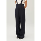 Pantalón Con Tirantes Azul Marino