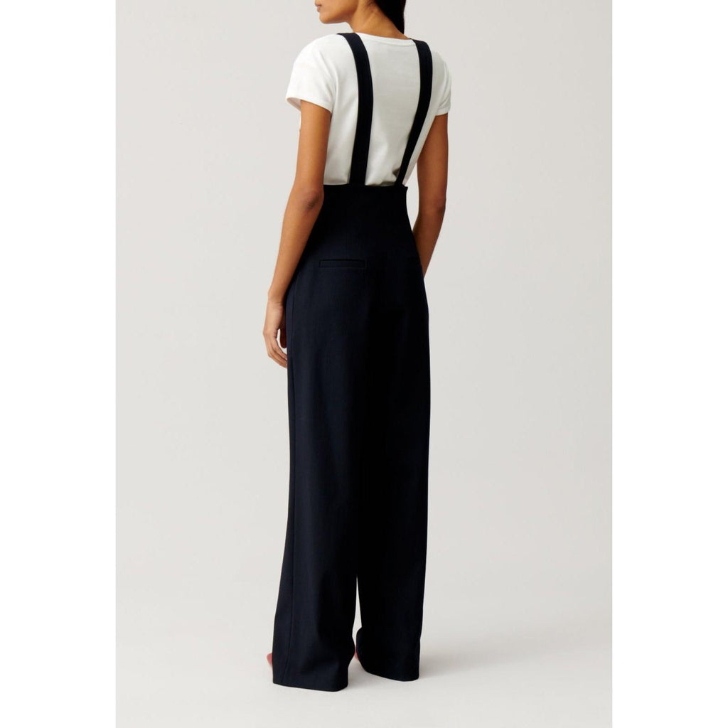 Pantalón Con Tirantes Azul Marino