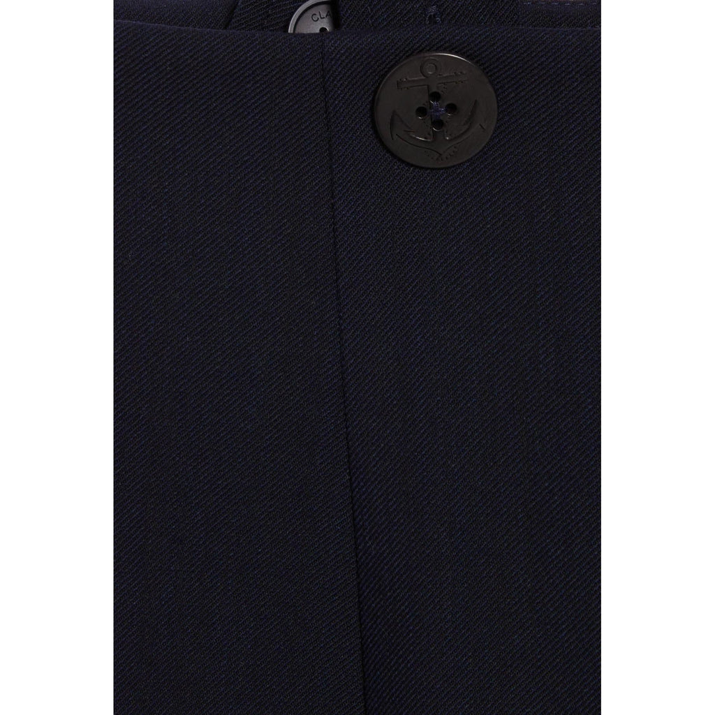 Navy Suspenders Trousers