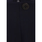 Navy Suspenders Trousers