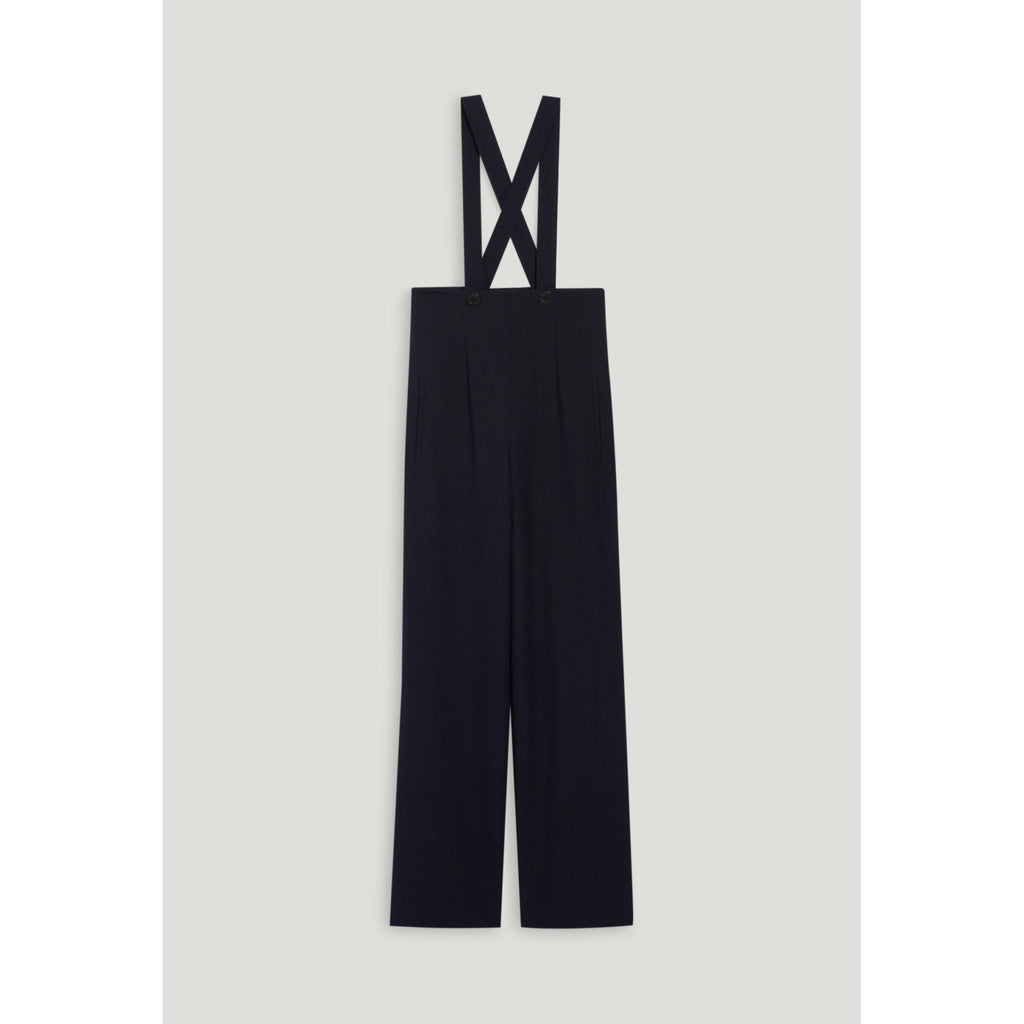 Pantalón Con Tirantes Azul Marino