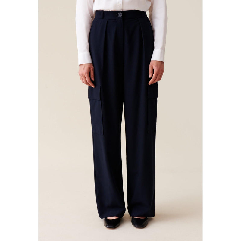 Claudie Pierlot - Pantalon Cargo Marine