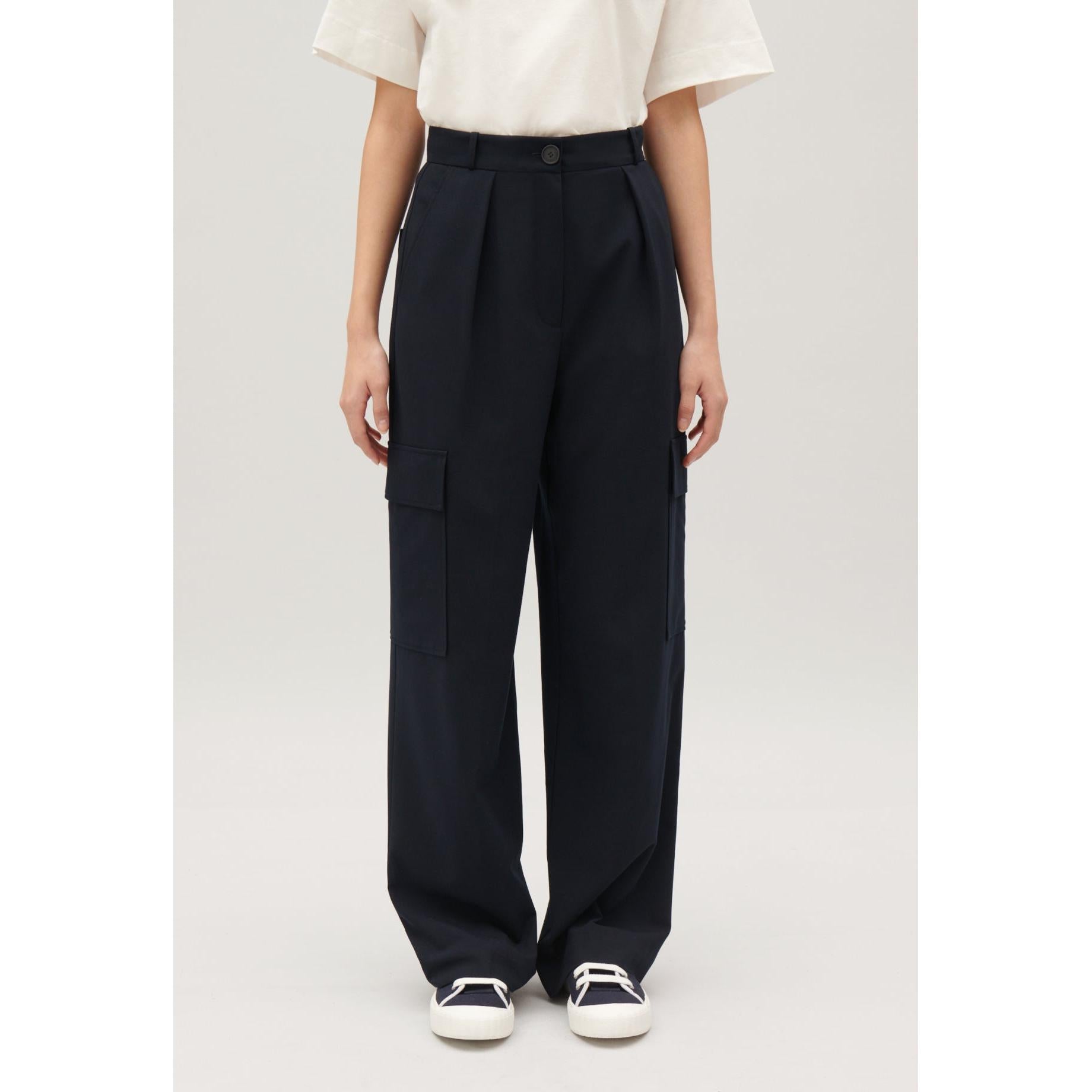 Navy Cargo Pants