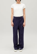 Trousers - Pittcheck - Indigo