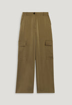 Trousers - Palmesatin - Khaki