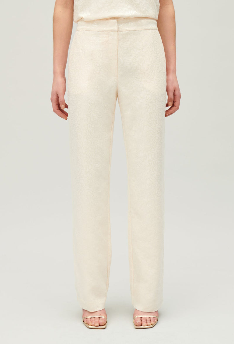 Claudie Pierlot - Pantalon - Palaispaillette - Ecru