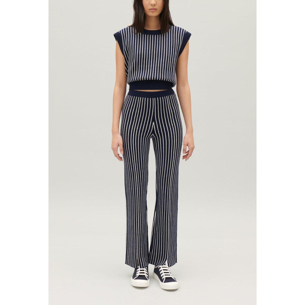 Striped Knit Trousers