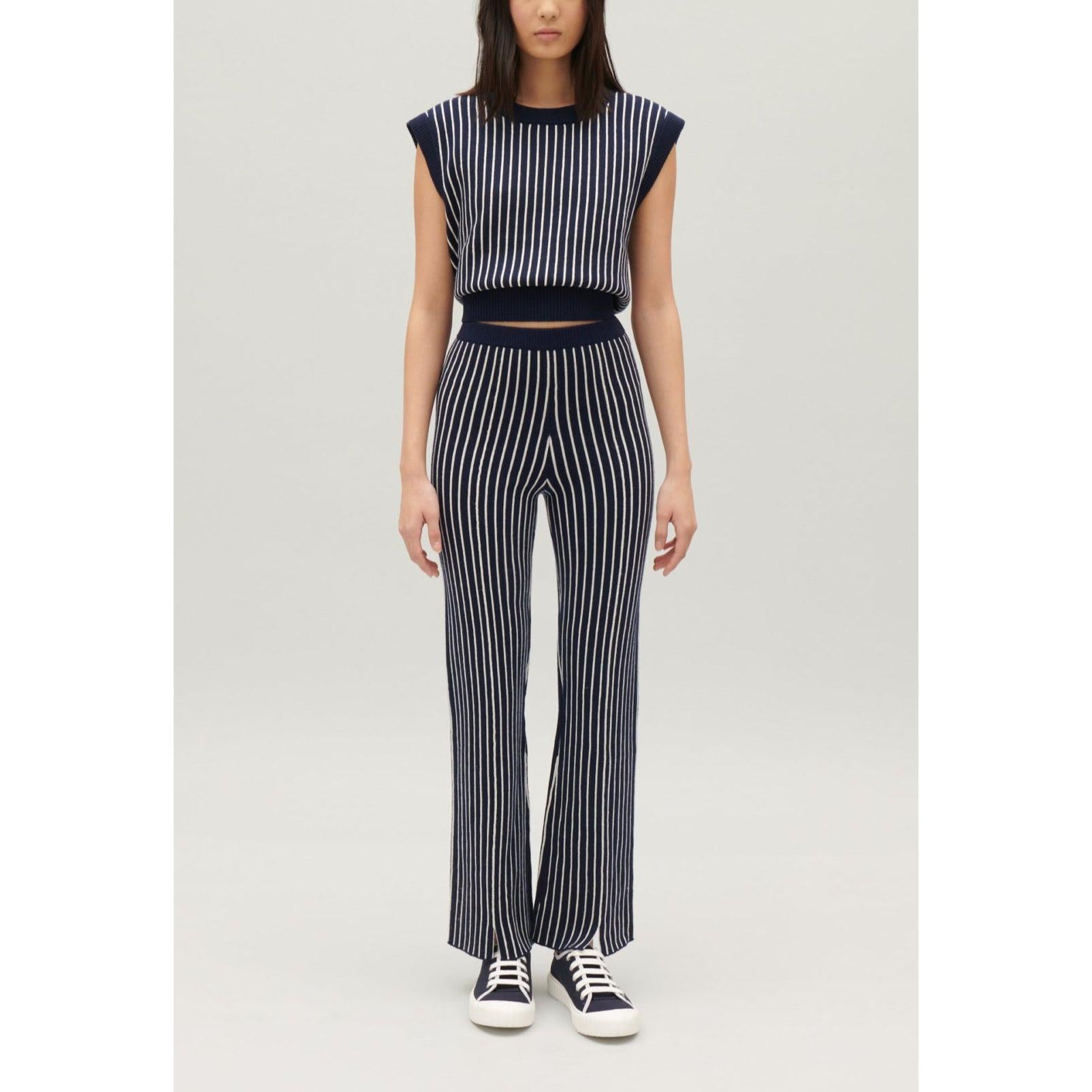 Striped Knit Trousers