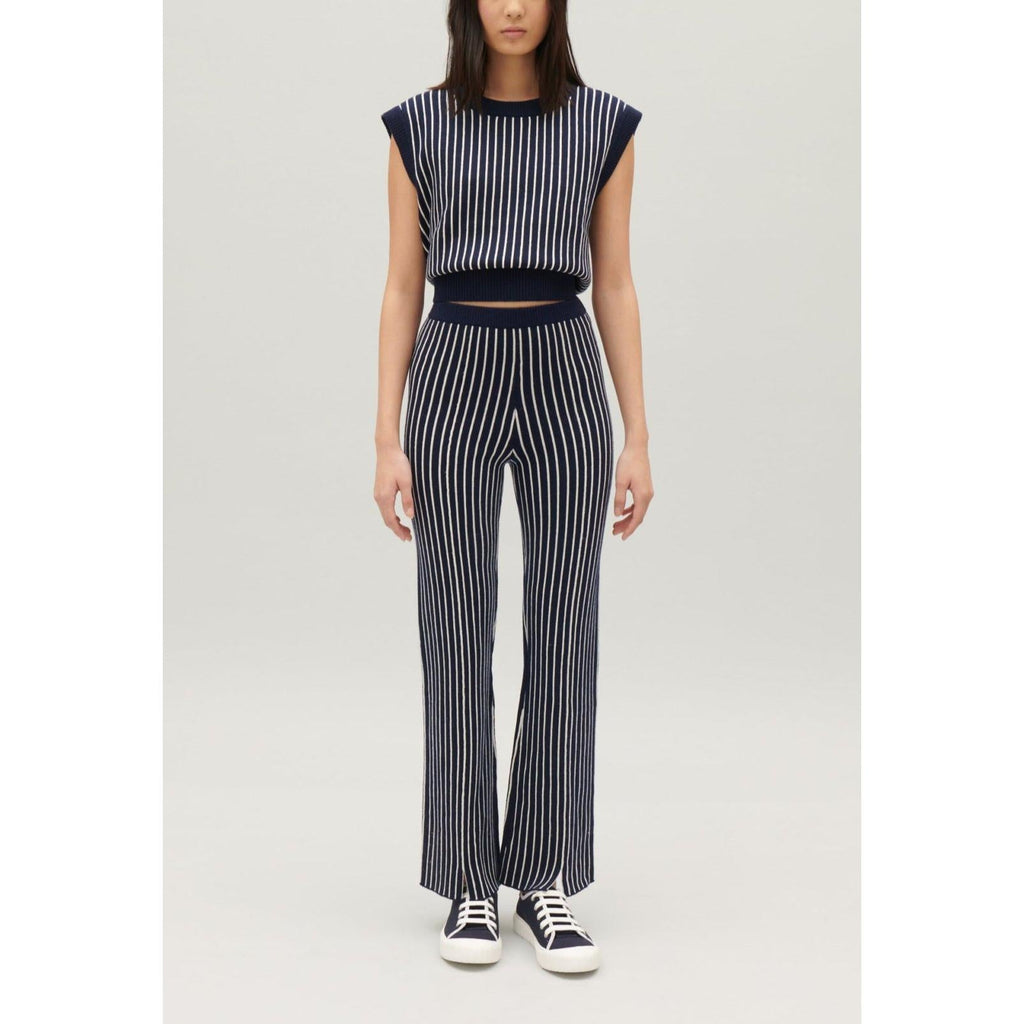 Striped Knit Trousers