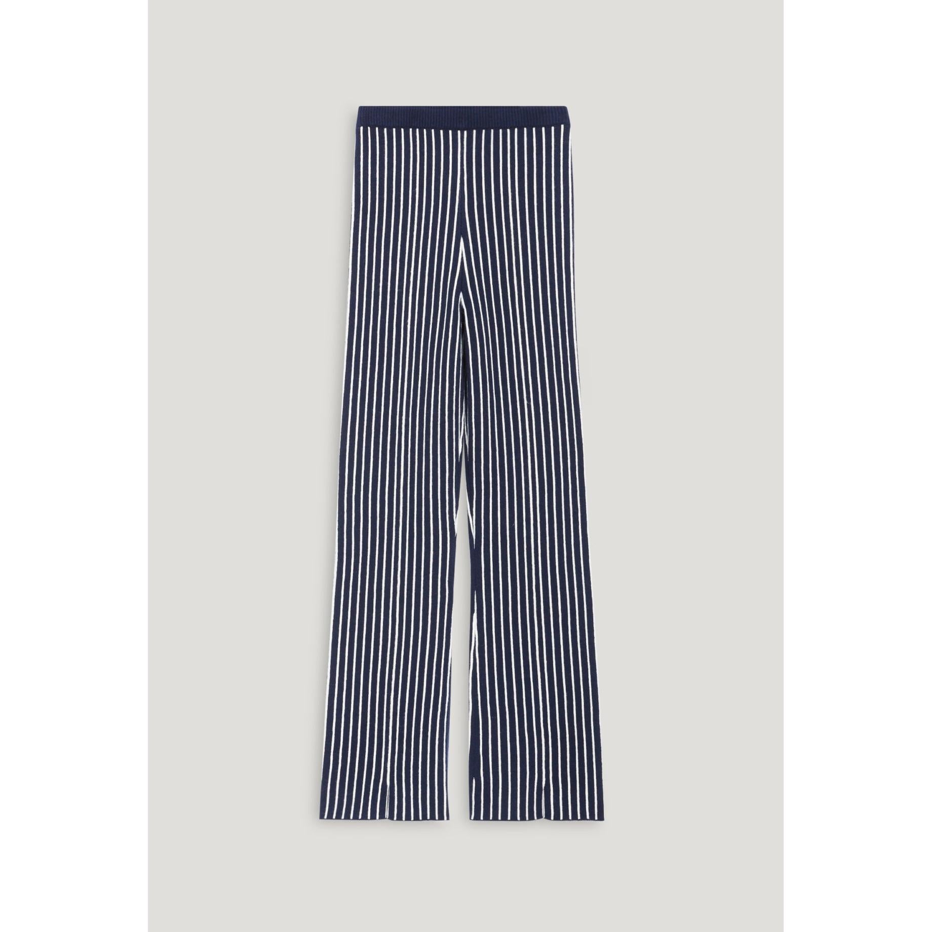 Striped Knit Trousers