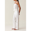 Embroidered Straight Pants