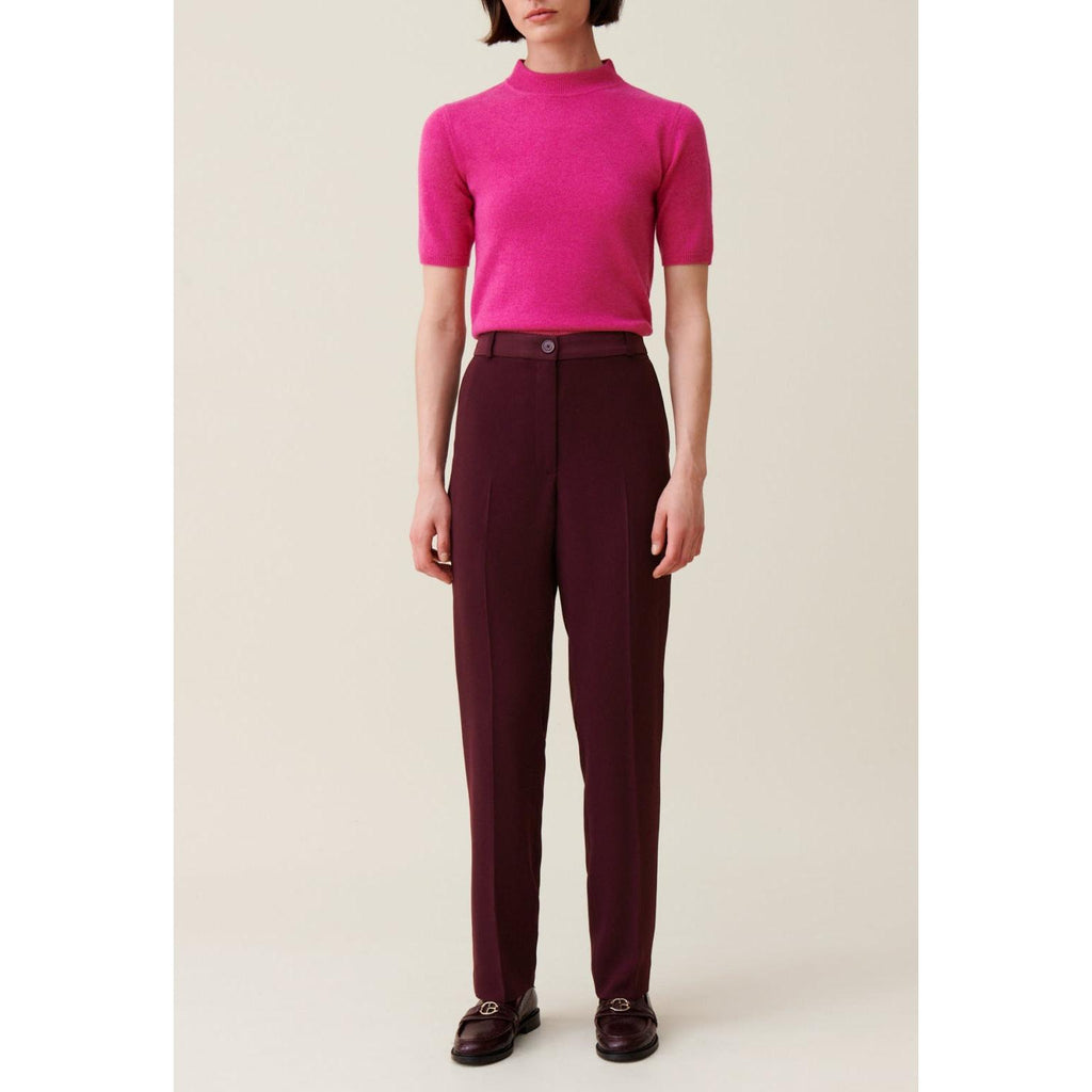 Pantalon Tailleur Coupe Cigarette