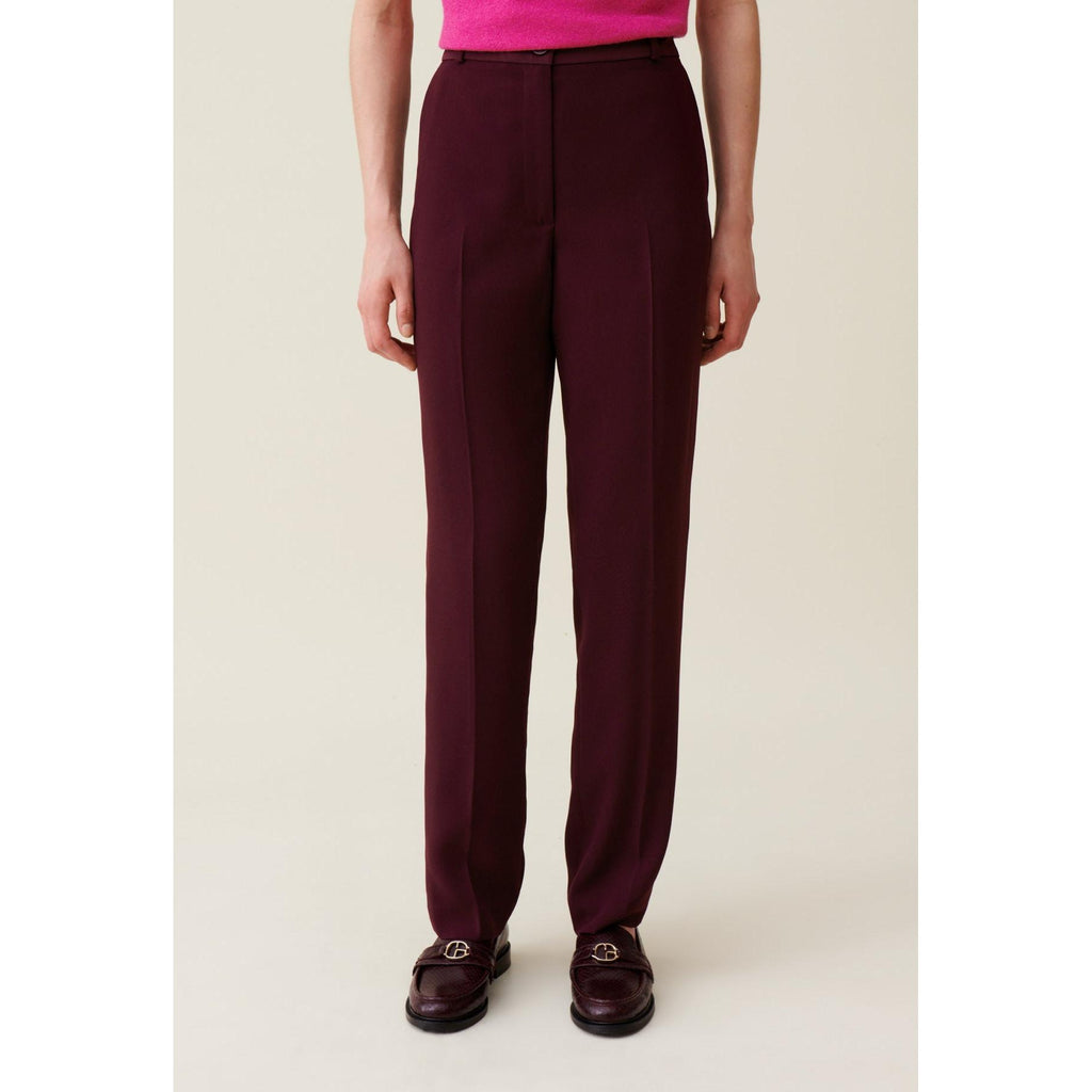 Pantalon Tailleur Coupe Cigarette