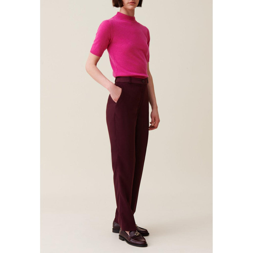 Pantalon Tailleur Coupe Cigarette