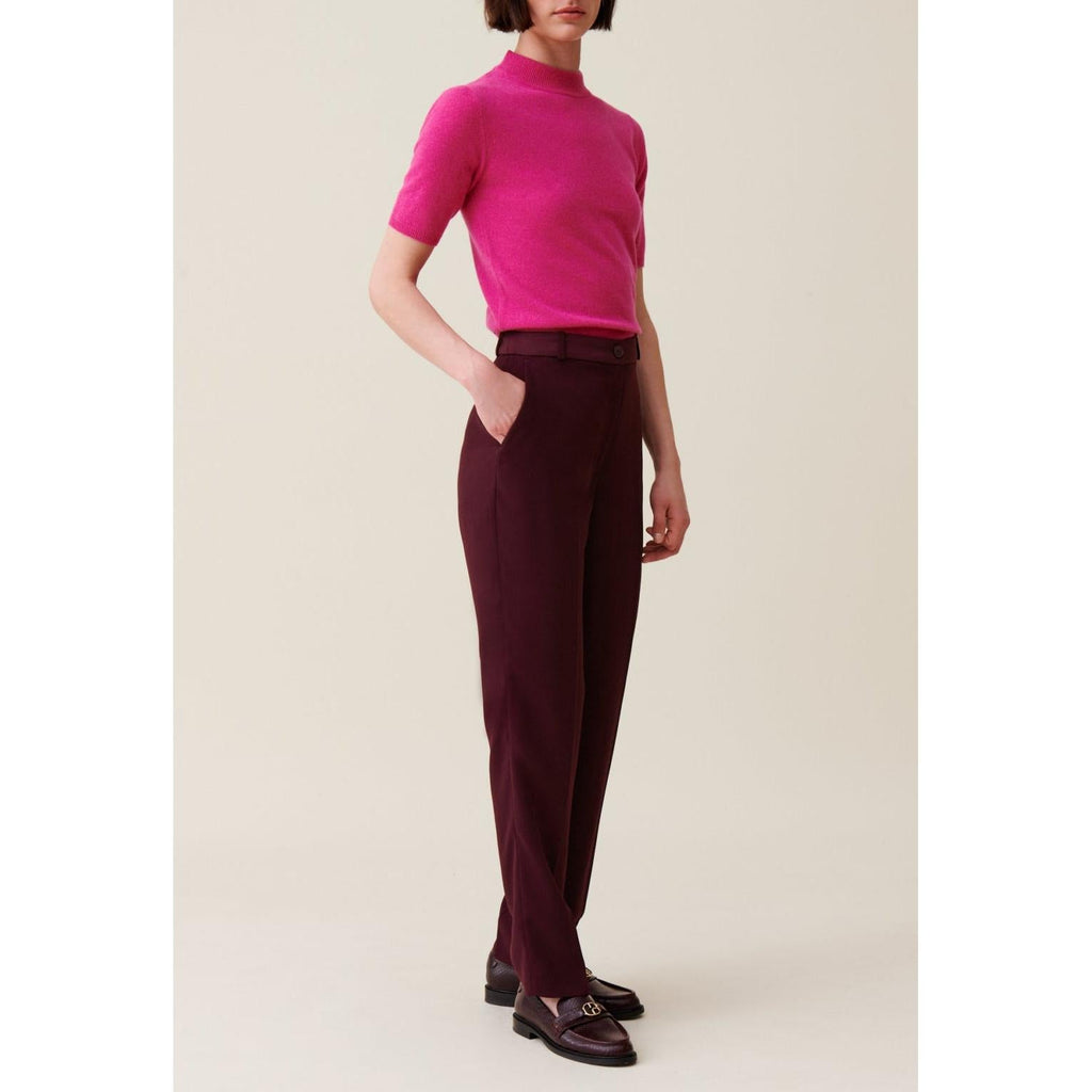 Cigarette Cut Tailored Trousers