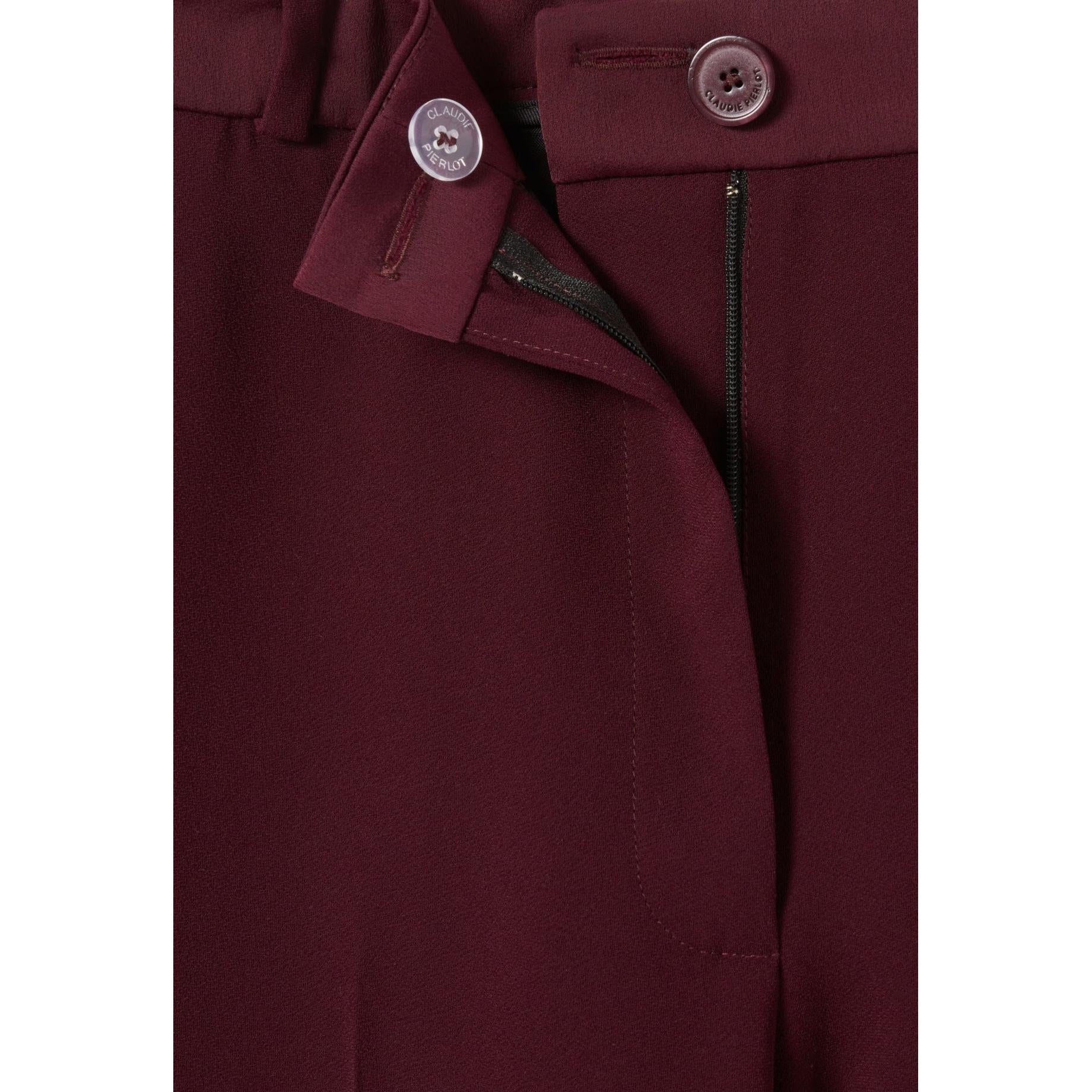 Cigarette Cut Tailored Trousers