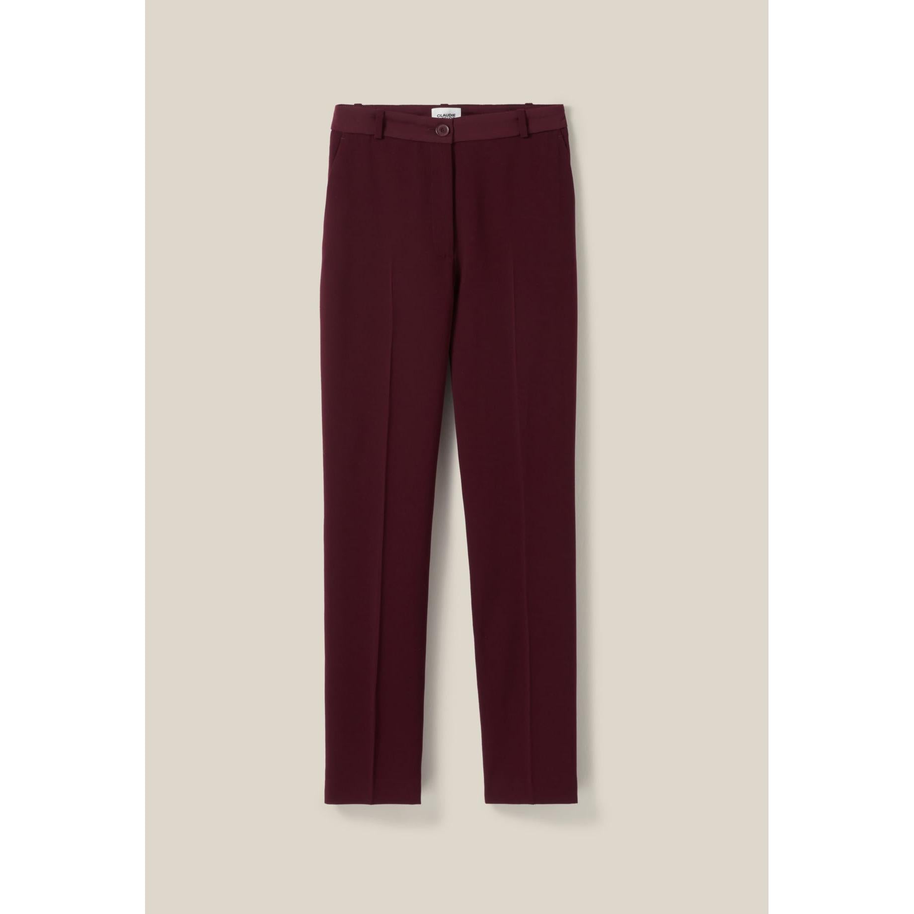 Pantalon Tailleur Coupe Cigarette