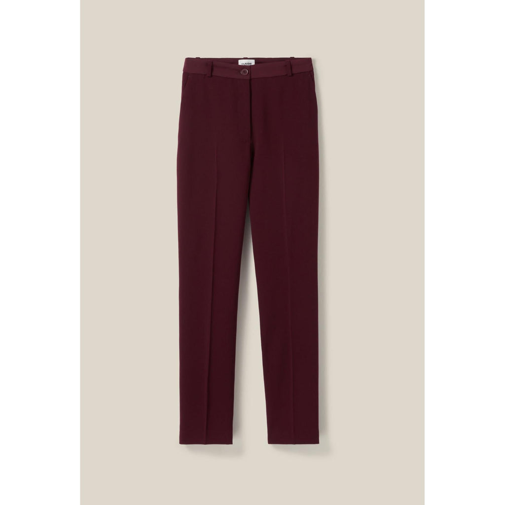 Cigarette Cut Tailored Trousers