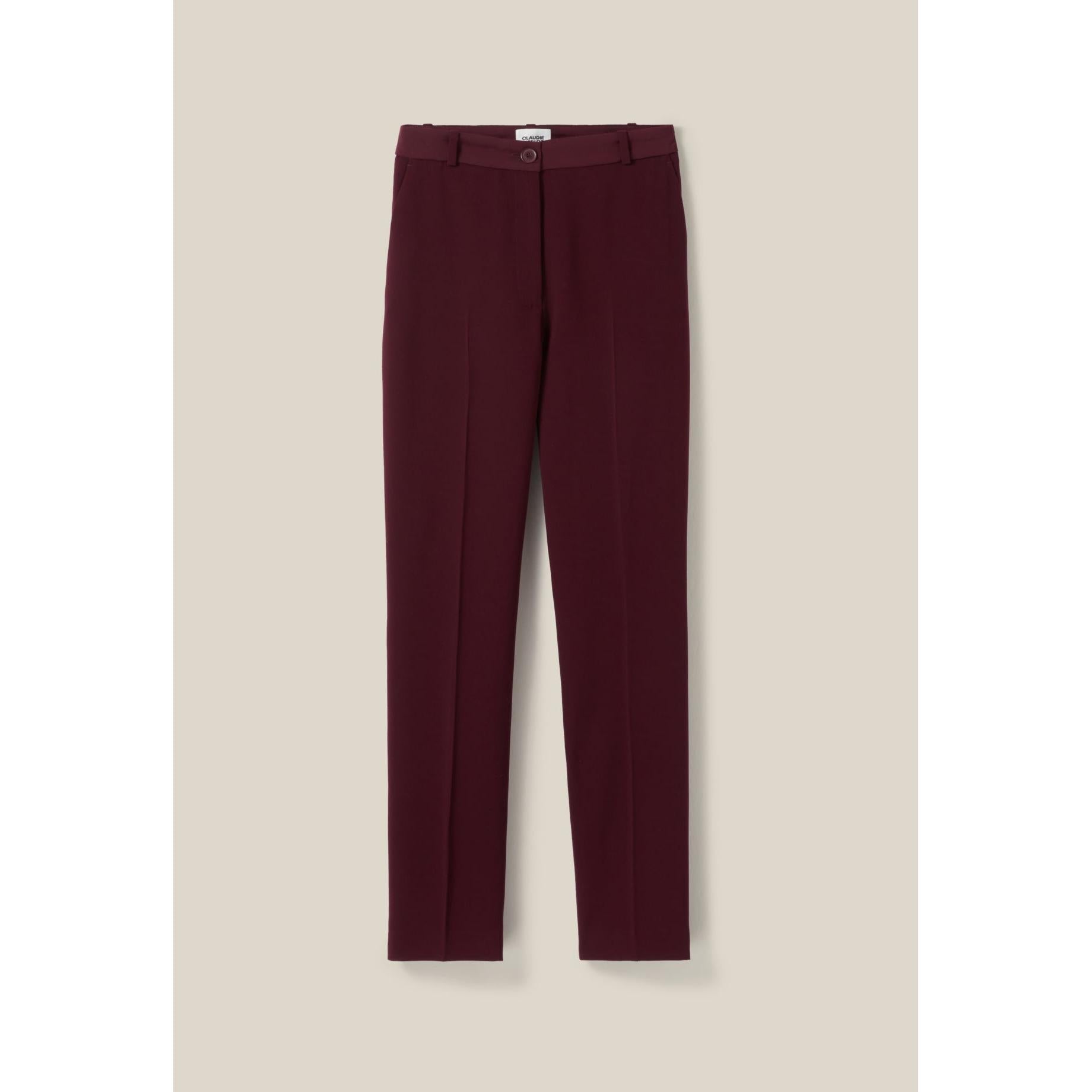 Cigarette Cut Tailored Trousers