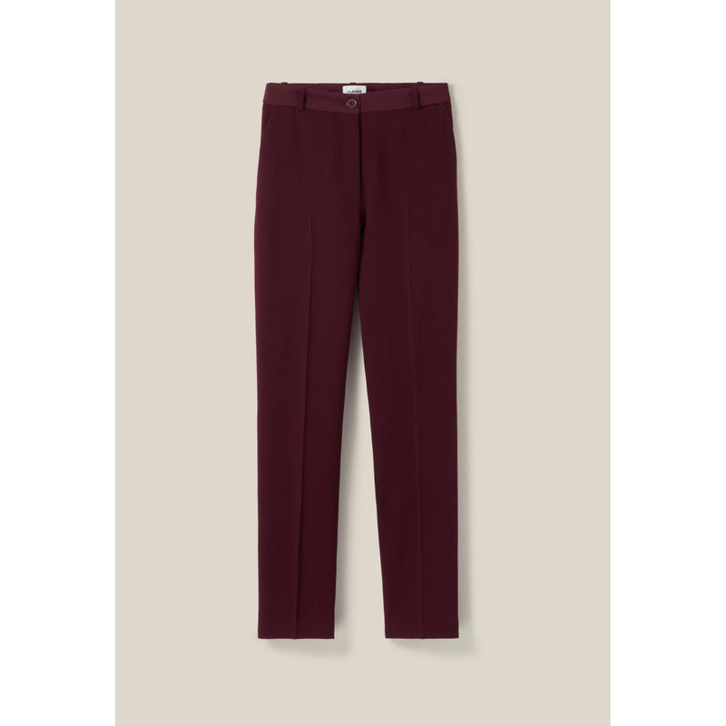 Cigarette Cut Tailored Trousers