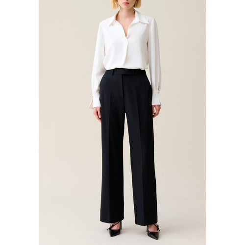 Pantalon Tailleur Laine Marine
