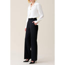Navy Wool Suit Trousers