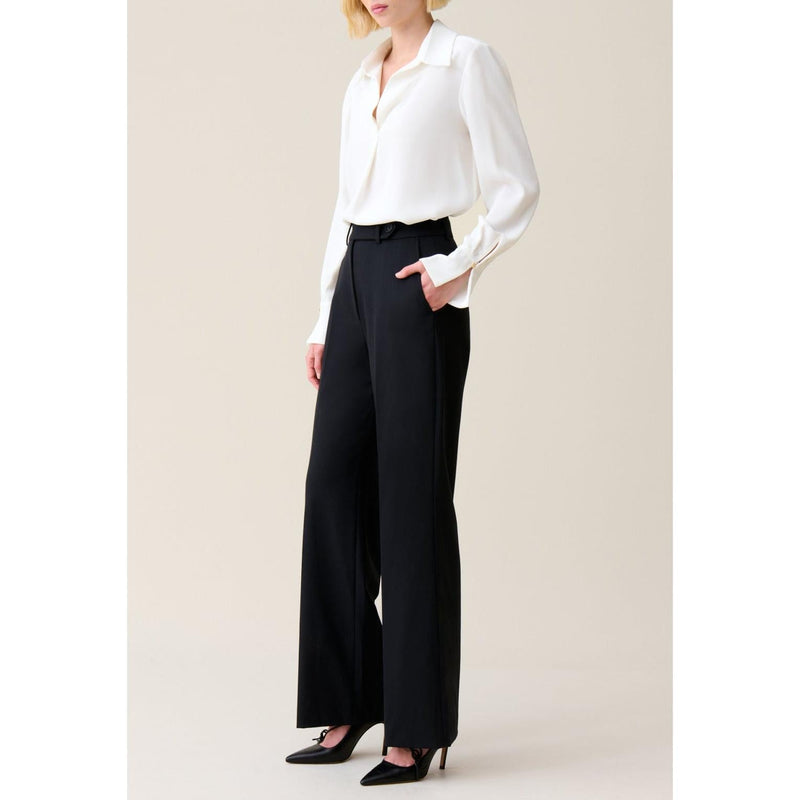 Navy Wool Suit Trousers