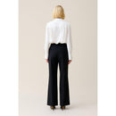 Navy Wool Suit Trousers
