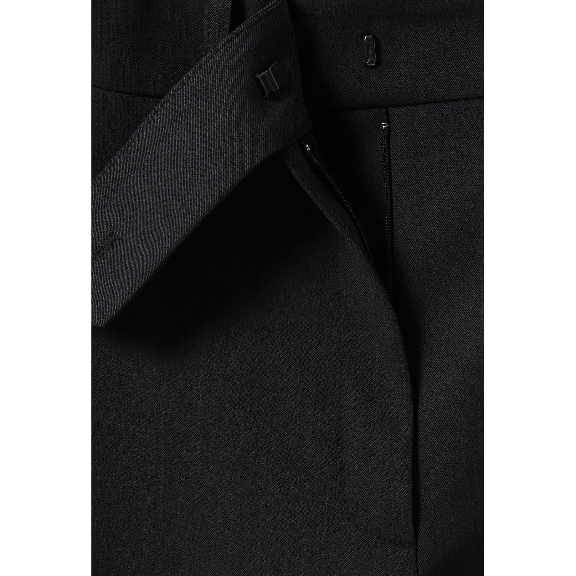 Claudie Pierlot - Pantalon Tailleur Laine Marine