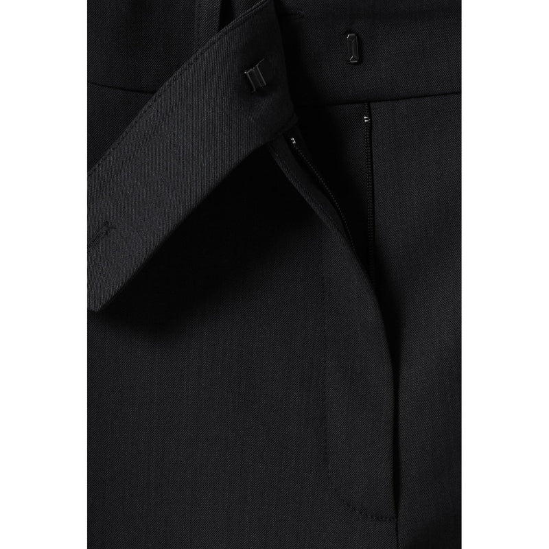 Navy Wool Suit Trousers